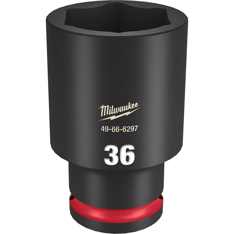 MILWAUKEE SHOCKWAVE Impact Duty 1/2 Drive 36MM Deep 6 Point Socket
