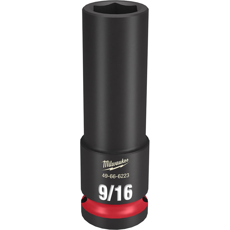 MILWAUKEE SHOCKWAVE Impact Duty 1/2 Drive 9/16 Deep 6 Point Socket