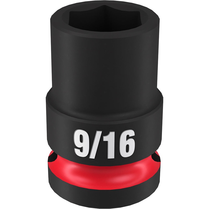 MILWAUKEE SHOCKWAVE Impact Duty 1/2 Drive 9/16 Standard 6 Point Socket