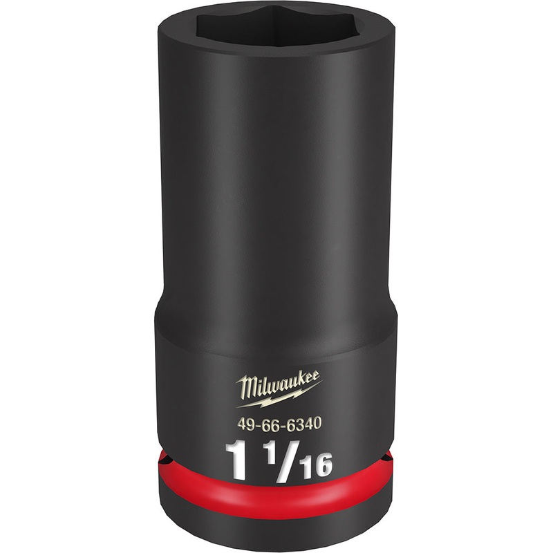 MILWAUKEE SHOCKWAVE Impact Duty 3/4 Drive 1-1/16 Deep 6 Point Socket