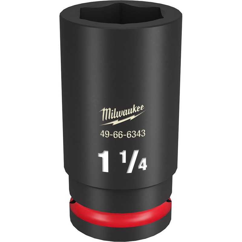 MILWAUKEE SHOCKWAVE Impact Duty 3/4 Drive 1-1/4 Deep 6 Point Socket