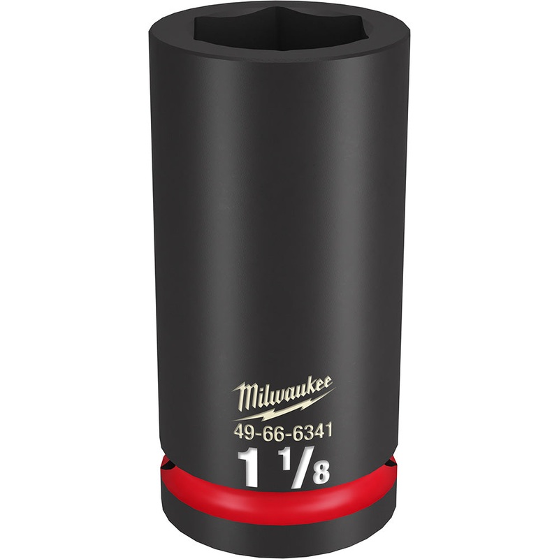 MILWAUKEE SHOCKWAVE Impact Duty 3/4 Drive 1-1/8 Deep 6 Point Socket