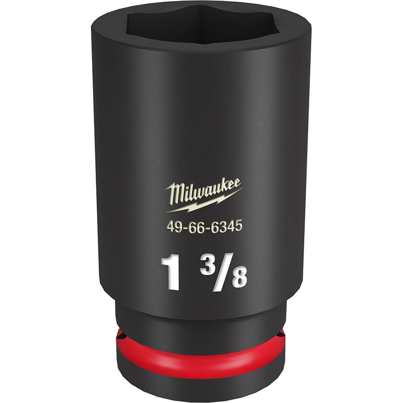 MILWAUKEE SHOCKWAVE Impact Duty 3/4 Drive 1-3/8 Deep 6 Point Socket