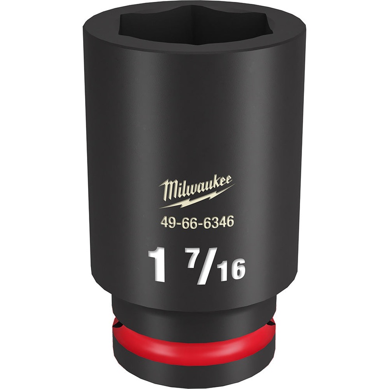 MILWAUKEE SHOCKWAVE Impact Duty 3/4 Drive 1-7/16 Deep 6 Point Socket