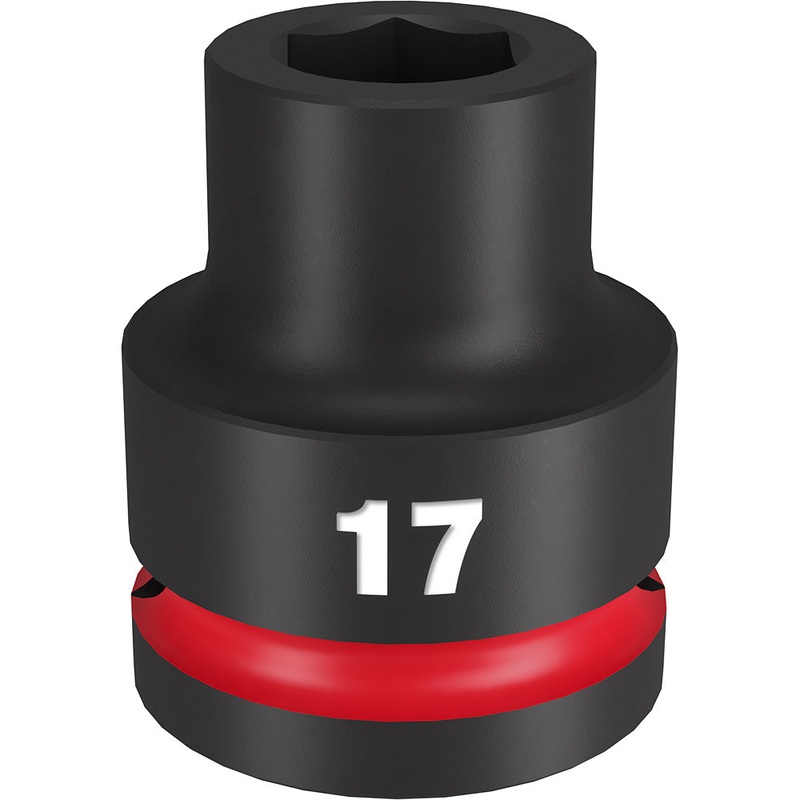 MILWAUKEE SHOCKWAVE Impact Duty 3/4 Drive 17MM Standard 6 Point Socket