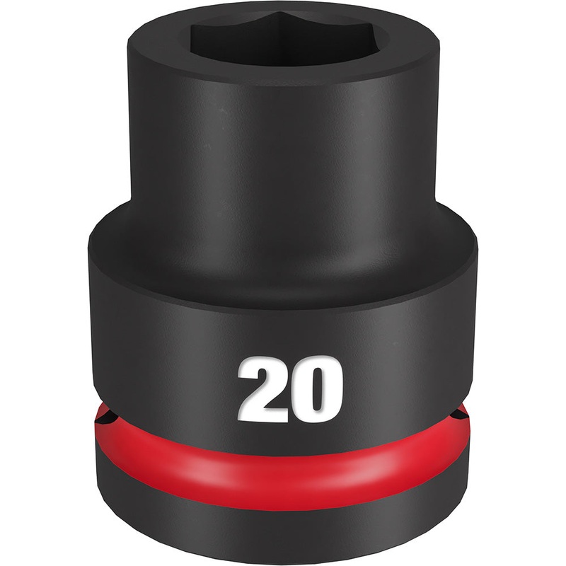 MILWAUKEE SHOCKWAVE Impact Duty 3/4 Drive 20MM Standard 6 Point Socket