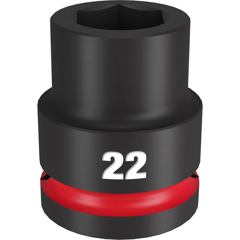 MILWAUKEE SHOCKWAVE Impact Duty 3/4 Drive 22MM Standard 6 Point Socket