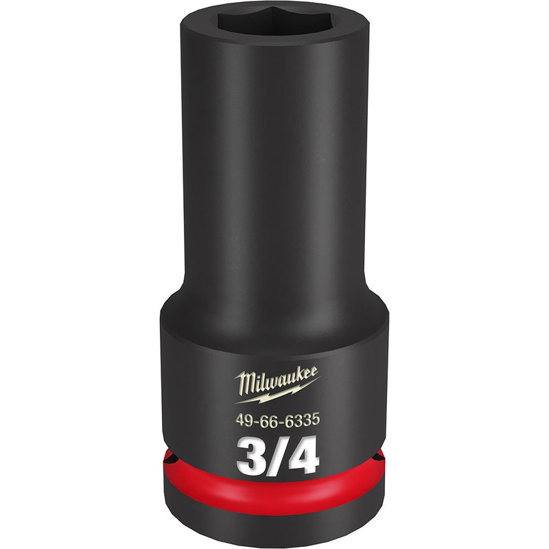 MILWAUKEE SHOCKWAVE Impact Duty 3/4 Drive 3/4 Deep 6 Point Socket