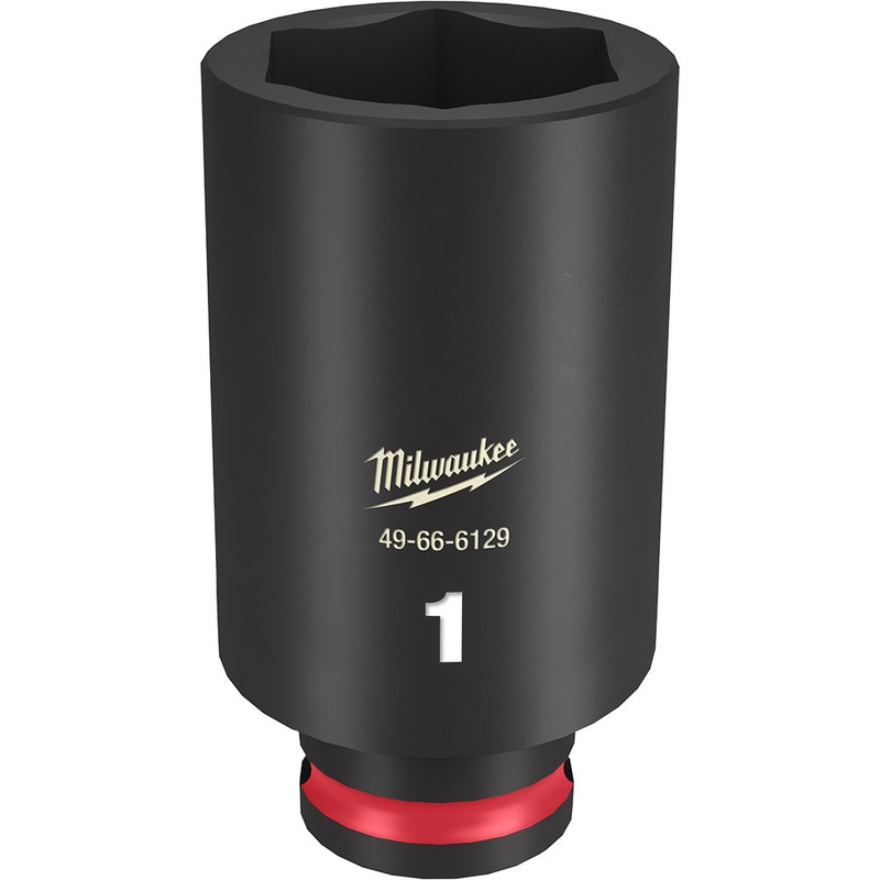 MILWAUKEE SHOCKWAVE Impact Duty 3/8 Drive 1 Deep 6 Point Socket