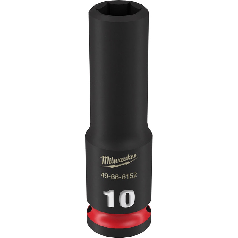 MILWAUKEE SHOCKWAVE Impact Duty 3/8 Drive 10MM Deep 6 Point Socket