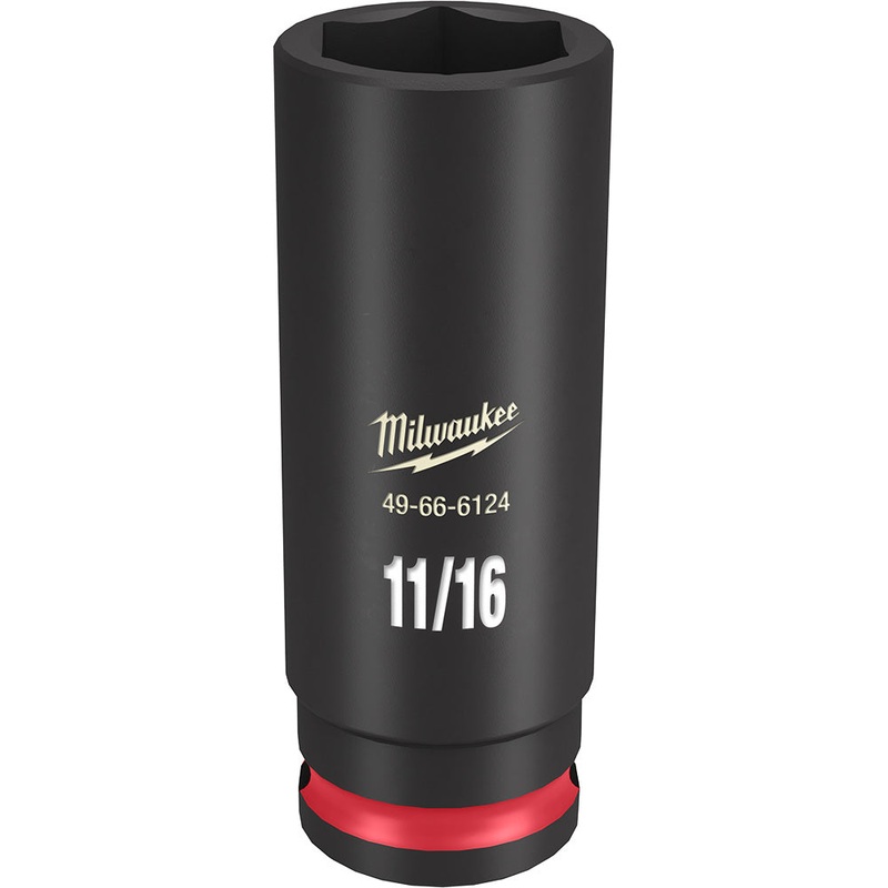 MILWAUKEE SHOCKWAVE Impact Duty 3/8 Drive 11/16 Deep 6 Point Socket