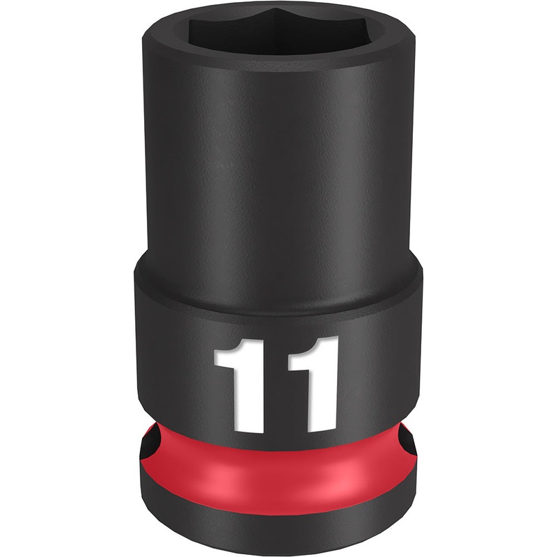 MILWAUKEE SHOCKWAVE Impact Duty 3/8 Drive 11MM Standard 6 Point Socket