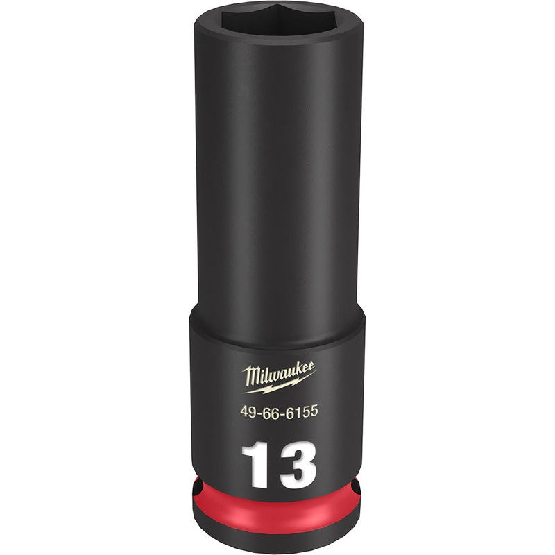 MILWAUKEE SHOCKWAVE Impact Duty 3/8 Drive 13MM Deep 6 Point Socket