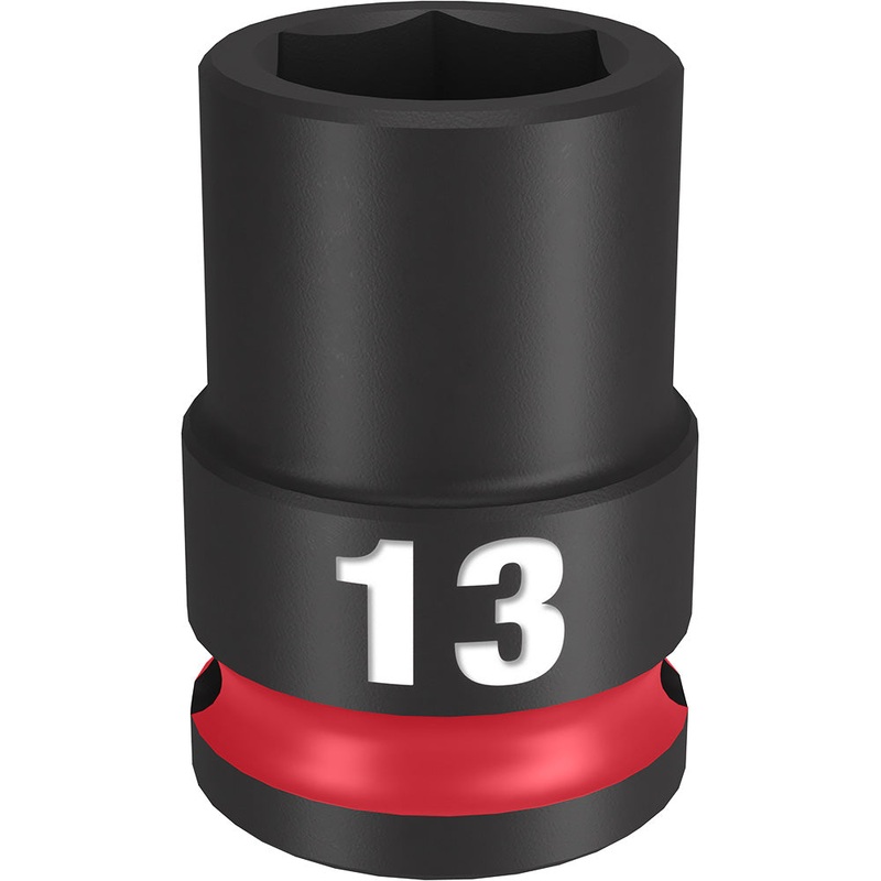MILWAUKEE SHOCKWAVE Impact Duty 3/8 Drive 13MM Standard 6 Point Socket