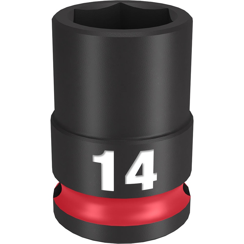 MILWAUKEE SHOCKWAVE Impact Duty 3/8 Drive 14MM Standard 6 Point Socket