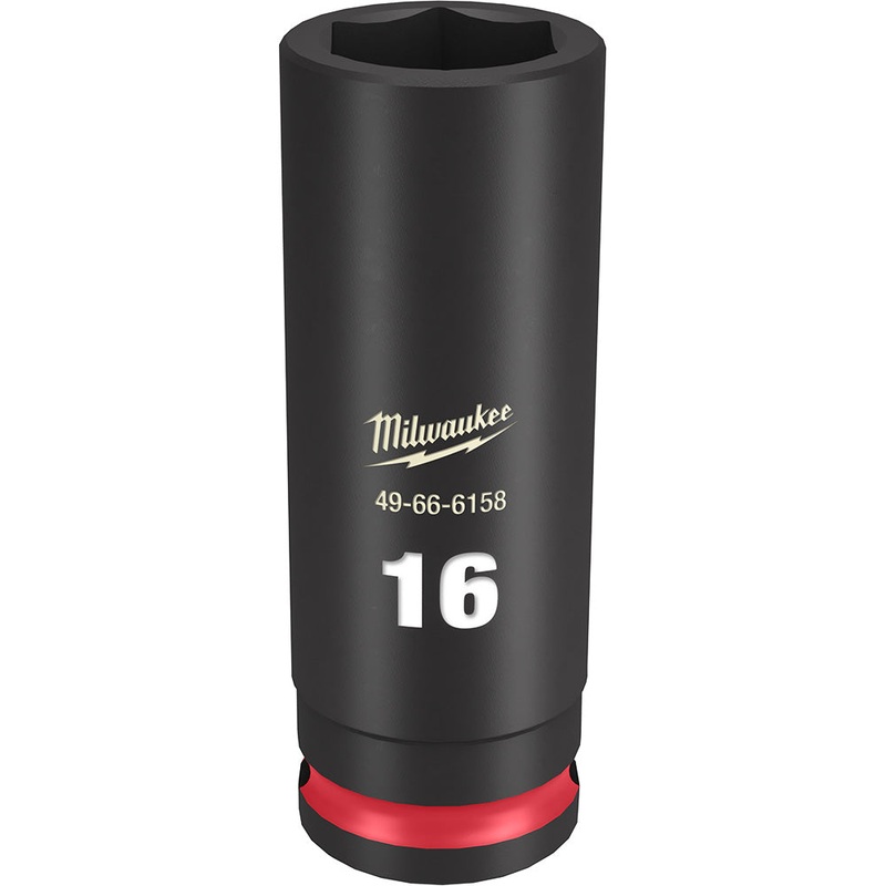 MILWAUKEE SHOCKWAVE Impact Duty 3/8 Drive 16MM Deep 6 Point Socket