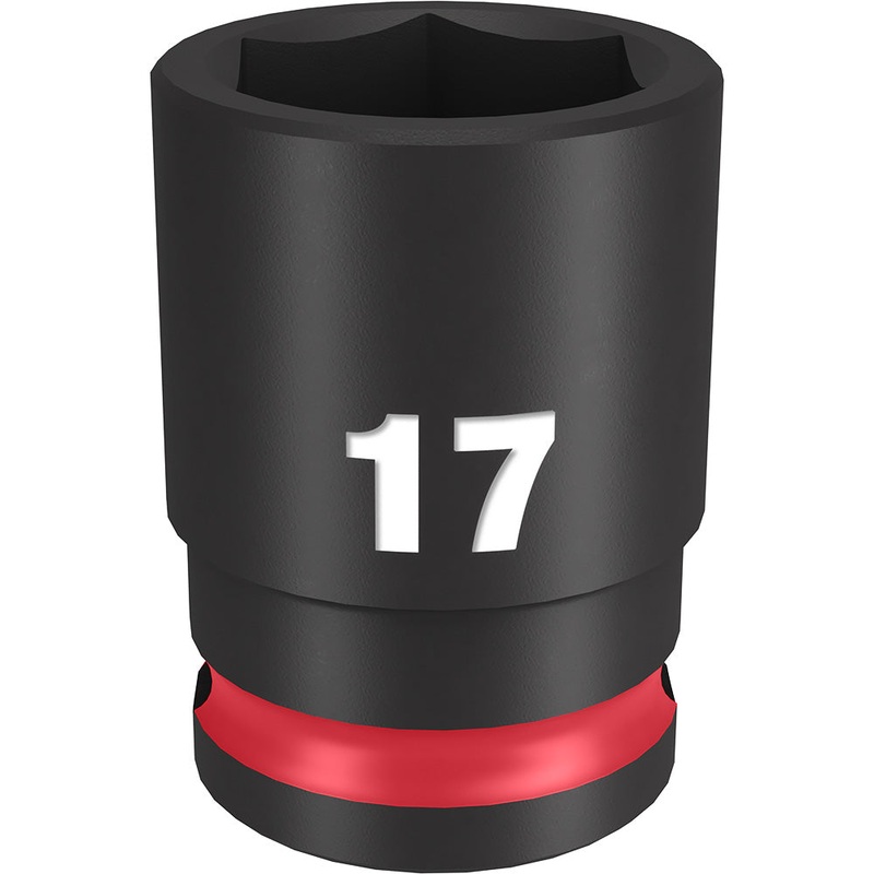 MILWAUKEE SHOCKWAVE Impact Duty 3/8 Drive 17MM Standard 6 Point Socket