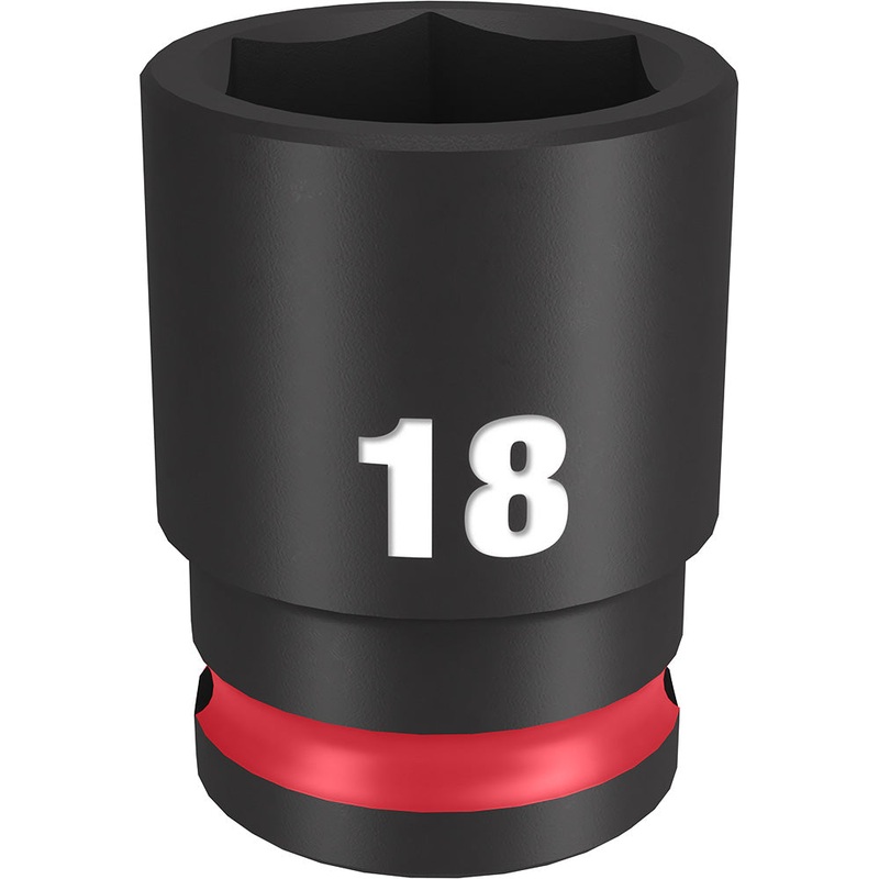 MILWAUKEE SHOCKWAVE Impact Duty 3/8 Drive 18MM Standard 6 Point Socket