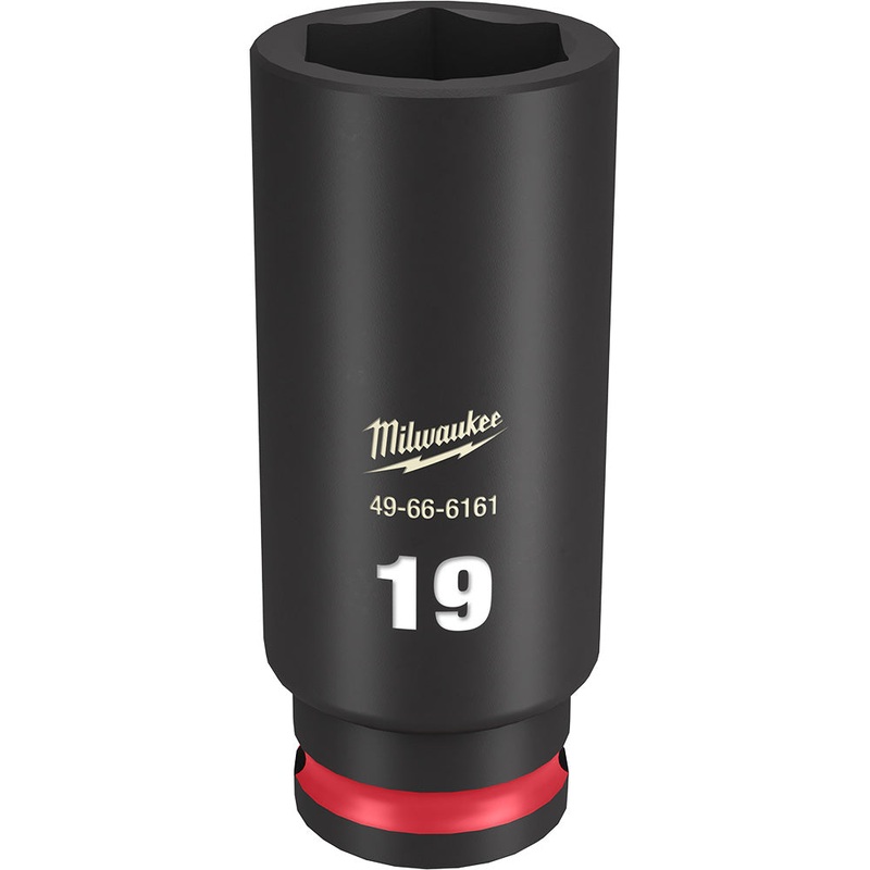 MILWAUKEE SHOCKWAVE Impact Duty 3/8 Drive 19MM Deep 6 Point Socket