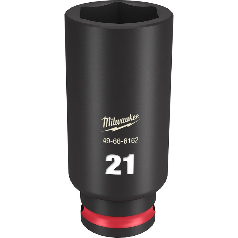 MILWAUKEE SHOCKWAVE Impact Duty 3/8 Drive 21MM Deep 6 Point Socket