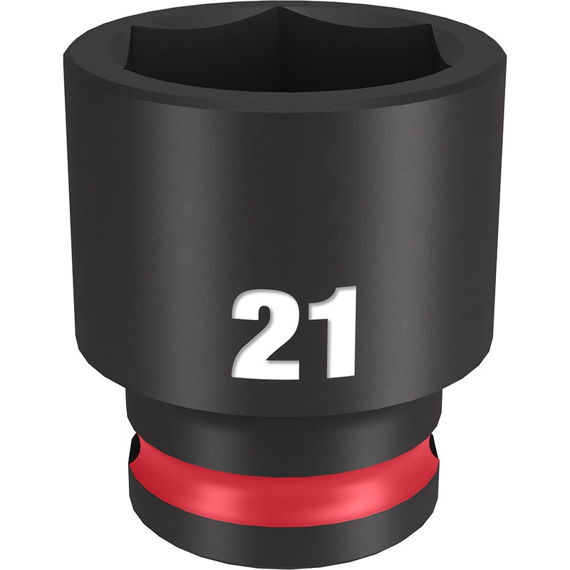 MILWAUKEE SHOCKWAVE Impact Duty 3/8 Drive 21MM Standard 6 Point Socket
