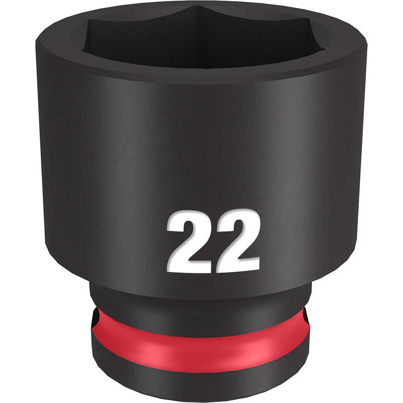 MILWAUKEE SHOCKWAVE Impact Duty 3/8 Drive 22MM Standard 6 Point Socket
