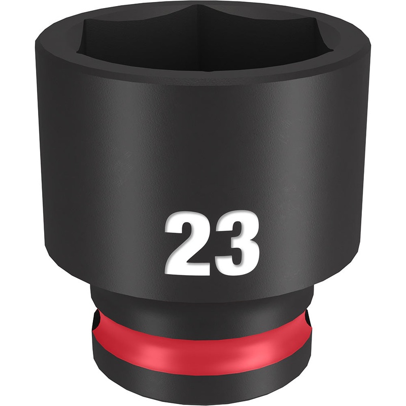MILWAUKEE SHOCKWAVE Impact Duty 3/8 Drive 23MM Standard 6 Point Socket