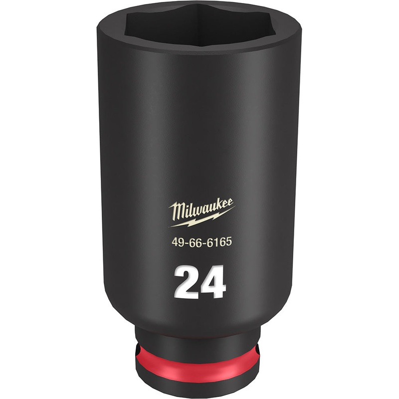 MILWAUKEE SHOCKWAVE Impact Duty 3/8 Drive 24MM Deep 6 Point Socket