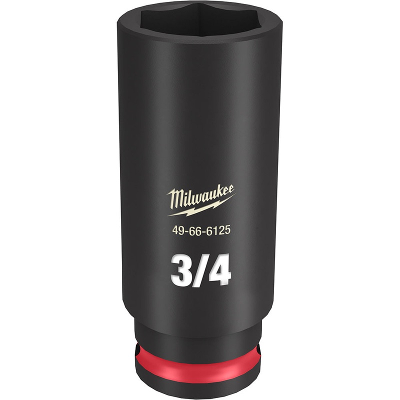 MILWAUKEE SHOCKWAVE Impact Duty 3/8 Drive 3/4 Deep 6 Point Socket