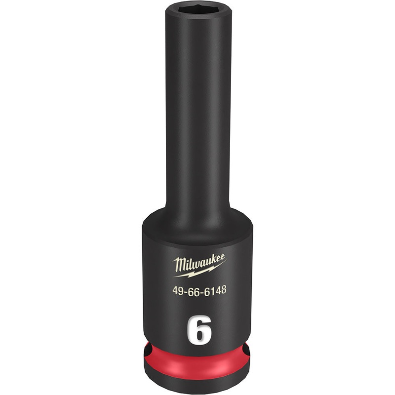 MILWAUKEE SHOCKWAVE Impact Duty 3/8 Drive 6MM Deep 6 Point Socket