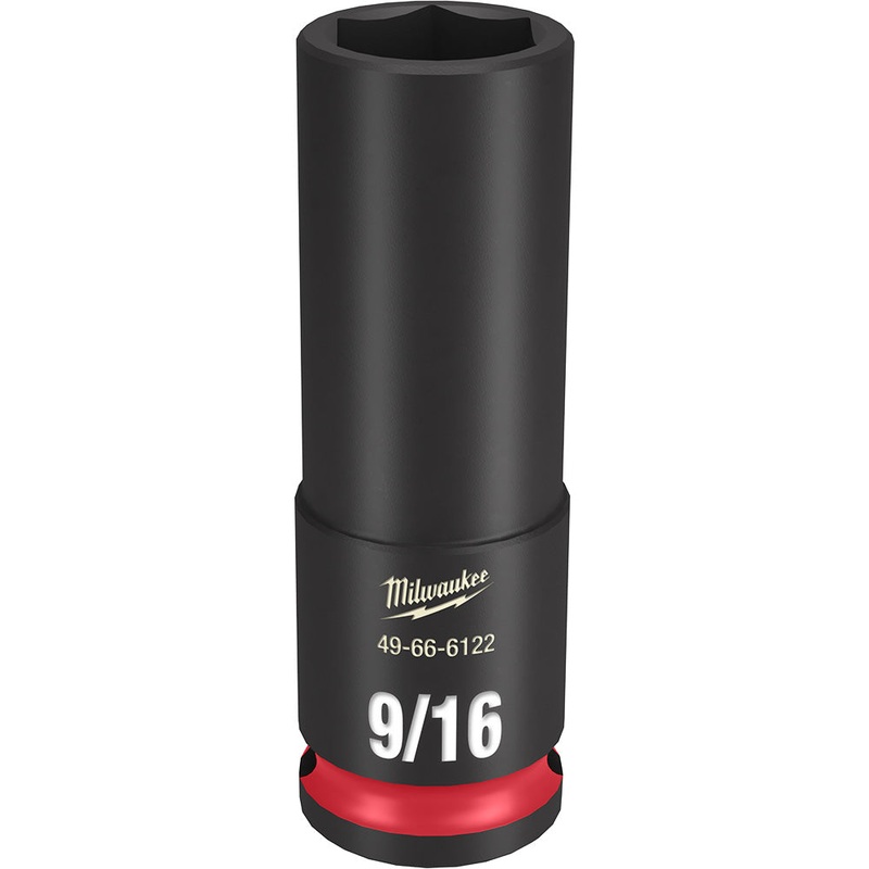 MILWAUKEE SHOCKWAVE Impact Duty 3/8 Drive 9/16 Deep 6 Point Socket
