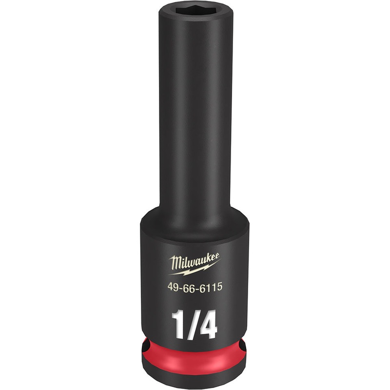 MILWAUKEE SHOCKWAVE Impact Duty 3/8 Drive 1/4 Deep 6 Point Socket