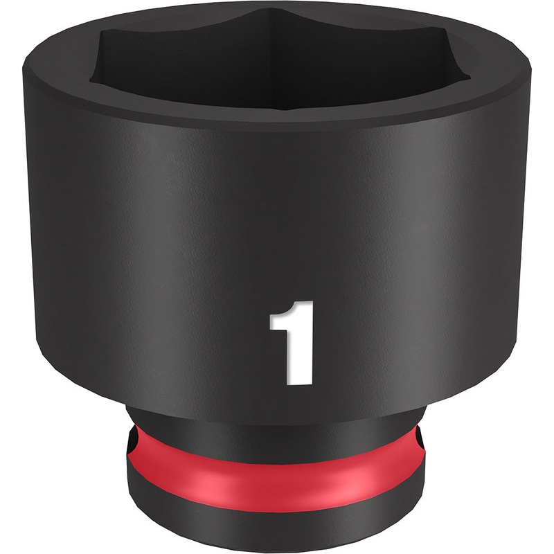 MILWAUKEE SHOCKWAVE Impact Duty 3/8 Drive 1 Standard 6 Point Socket