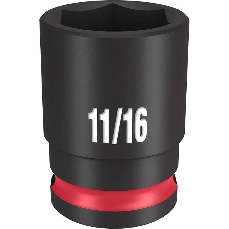 MILWAUKEE SHOCKWAVE Impact Duty 3/8 Drive 11/16 Standard 6 Point Socket