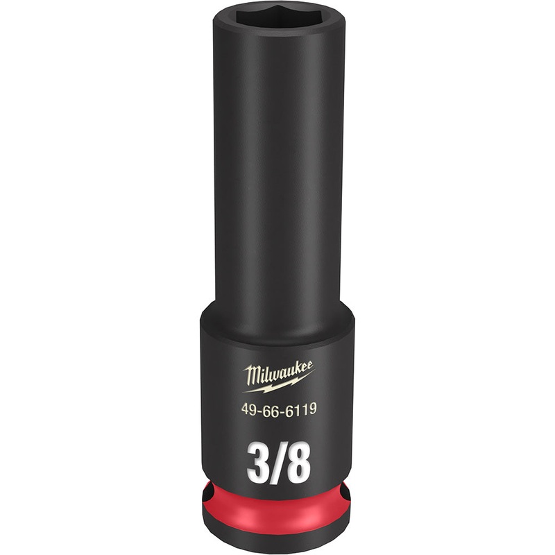 MILWAUKEE SHOCKWAVE Impact Duty 3/8 Drive 3/8 Deep 6 Point Socket