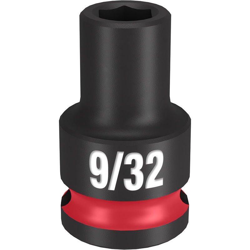 MILWAUKEE SHOCKWAVE Impact Duty 3/8 Drive 9/32 Standard 6 Point Socket