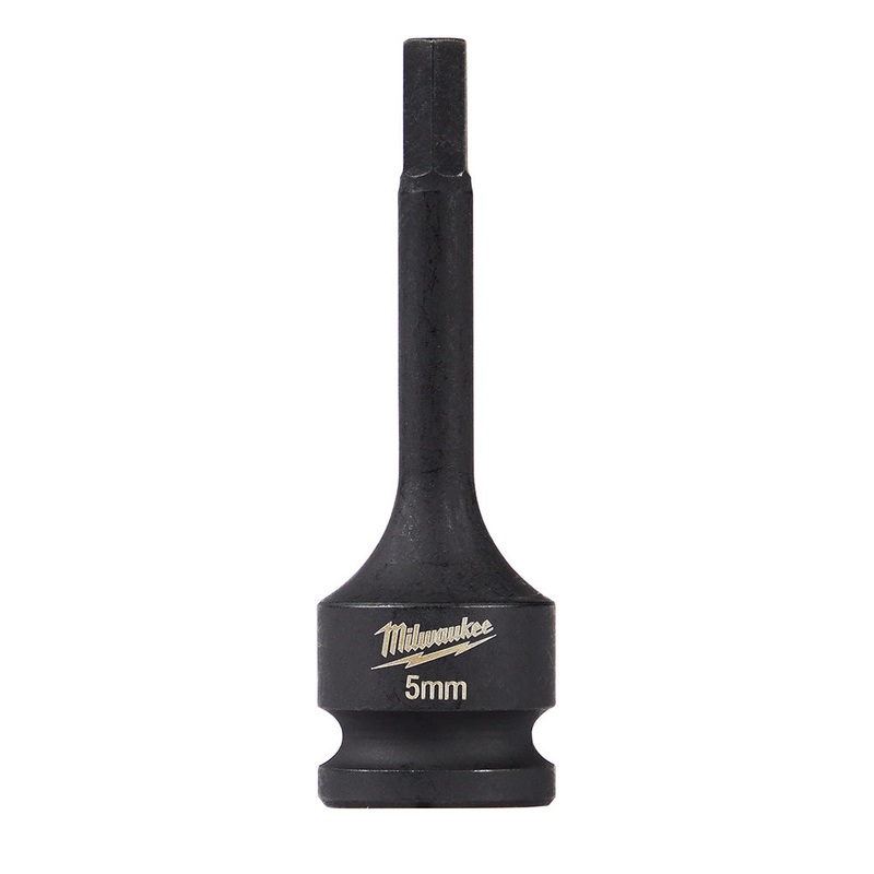 MILWAUKEE Shockwave Lineman’s 3/8 Drive 5mm Hex Bit Socket