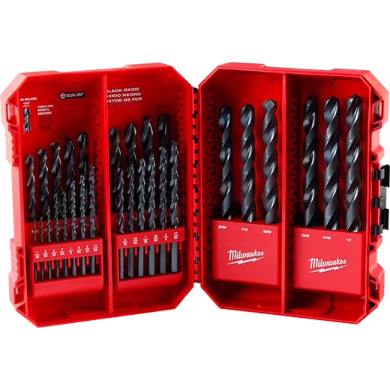 MILWAUKEE 29 PC. THUNDERBOLT Black Oxide Drill Bit Set