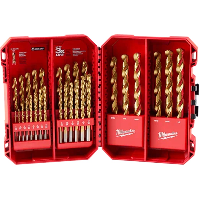 MILWAUKEE 29 PC. THUNDERBOLT Titanium Drill Bit Set