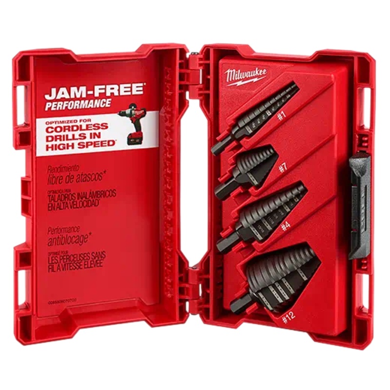 MILWAUKEE 4 PC. Step Drill Bit Set