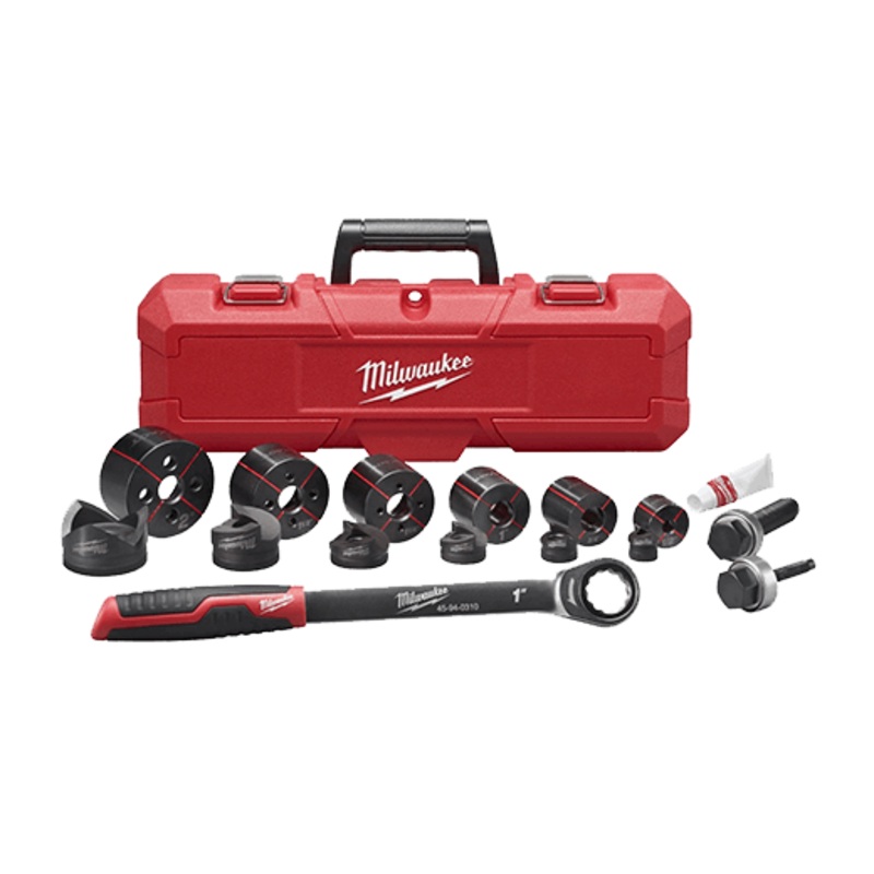 MILWAUKEE EXACT 1/2 – 2 Hand Ratchet Knockout Set