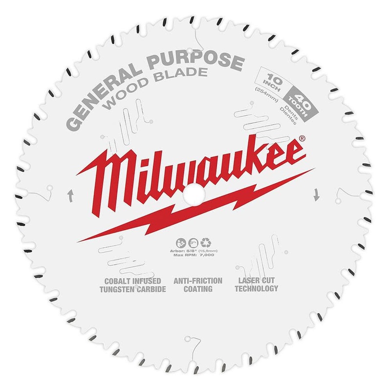 MILWAUKEE 10 40T Circular Saw Wood Cutting Blade