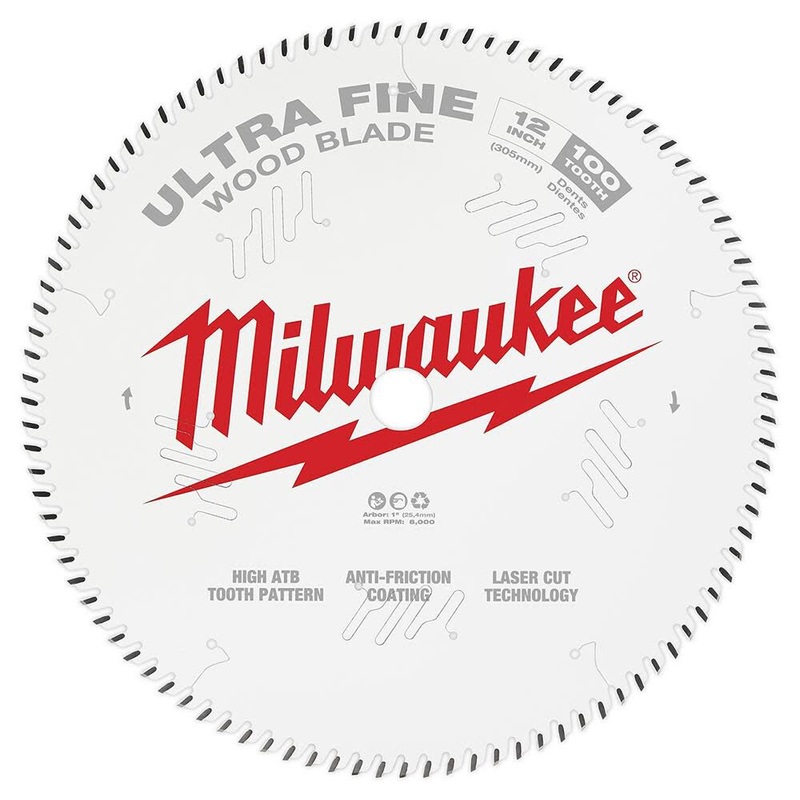 MILWAUKEE 12 100T Circular Saw Wood Cutting Blade