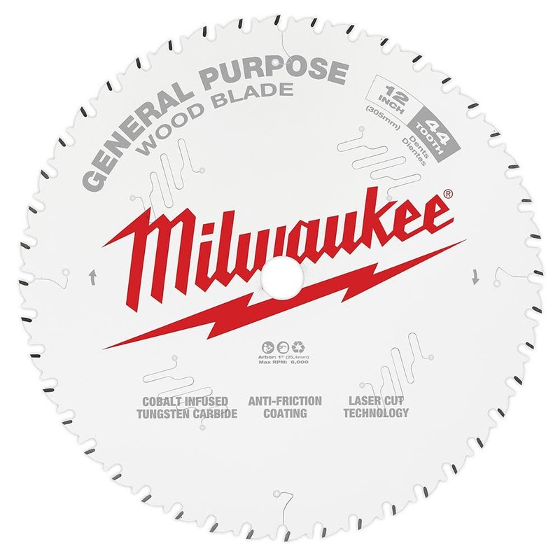 MILWAUKEE 12 44T Circular Saw Wood Cutting Blade