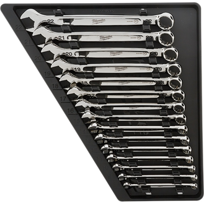 MILWAUKEE 15 PC. Combination Wrench Set – Metric