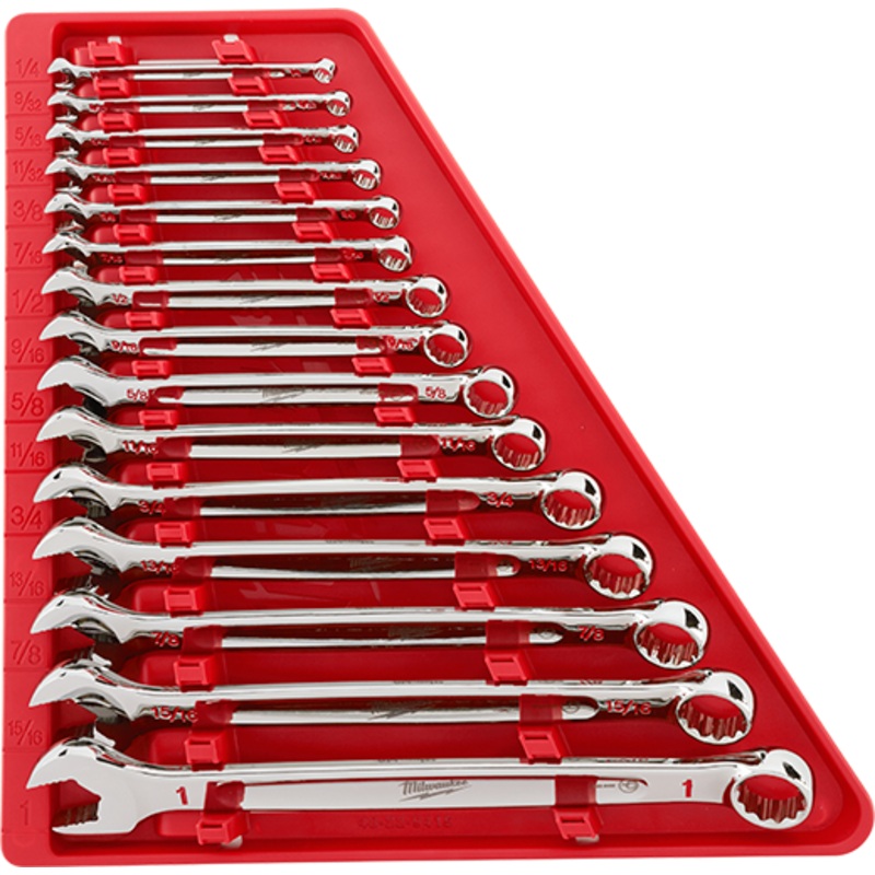 MILWAUKEE 15 PC. Combination Wrench Set – SAE
