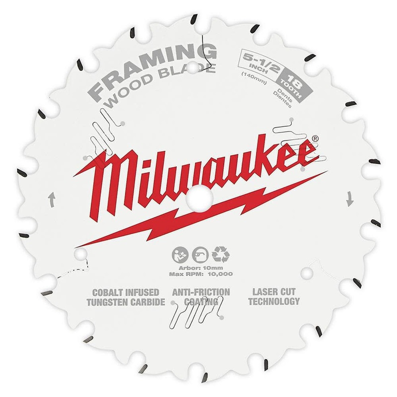 MILWAUKEE 5-1/2 18T Circular Saw Wood Cutting Blade