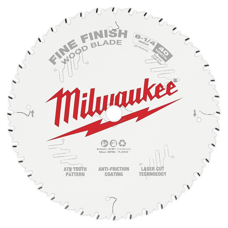 MILWAUKEE 8-1/4 40T Circular Saw Wood Cutting Blade