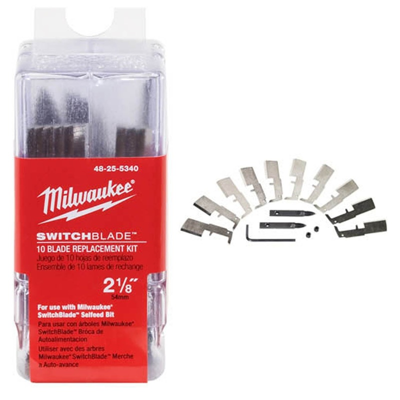 MILWAUKEE SWITCHBLADE 10 Blade Replacement Kit – 1-3/8