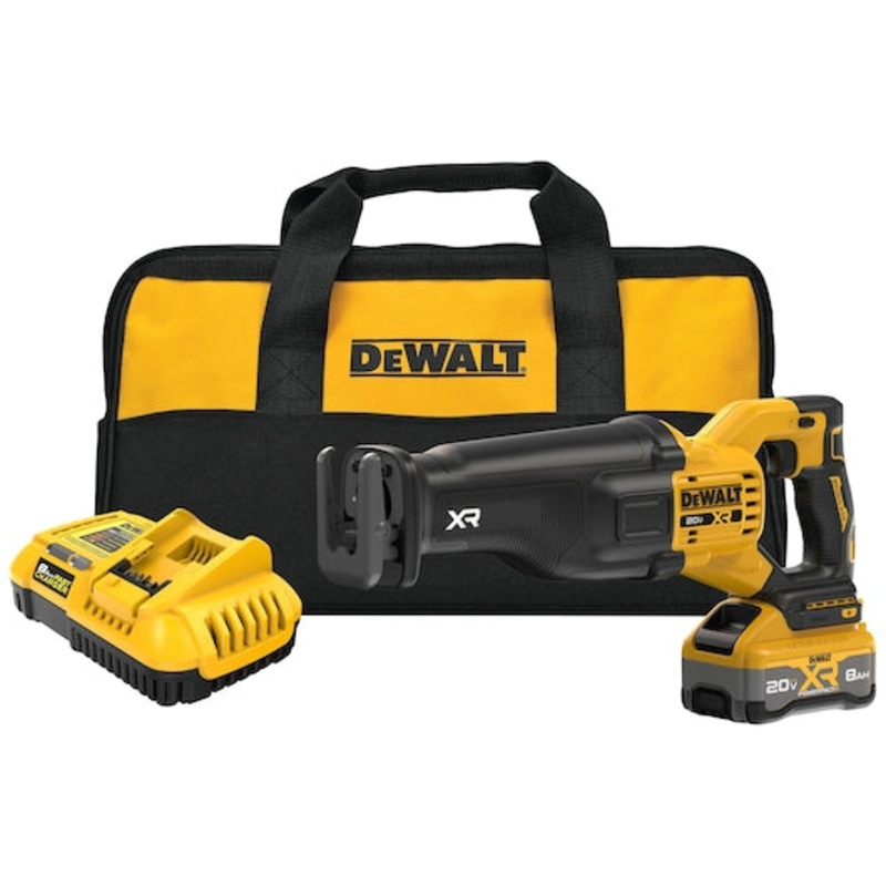 DEWALT 20V MAX* XR Brushless Cordless Reciprocating Saw Kit with XR POWERPACK